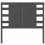 VidaXL (grey, 96 x 4 x 100 cm) vidaXL Headboard Bedroom Bed Headboard Decorative Bed Header Solid Wood Pine 4