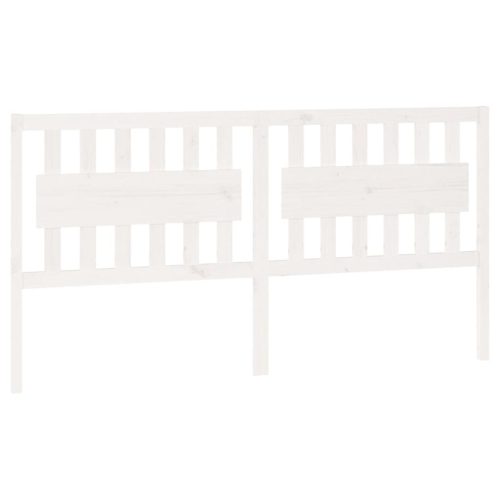 VidaXL (white, 185.5 x 4 x 100 cm) vidaXL Bed Headboard Home Bedroom Decorative Bed Header Panel Solid Wood Pine 2