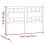 VidaXL (white, 140.5 x 4 x 100 cm) vidaXL Bed Headboard Home Bedroom Decorative Bed Header Panel Solid Wood Pine 7