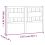 VidaXL (black, 125.5 x 4 x 100 cm) vidaXL Bed Headboard Home Bedroom Decorative Bed Header Panel Solid Wood Pine 7