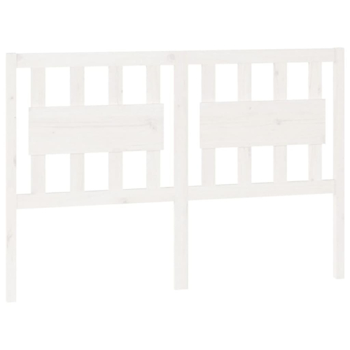 VidaXL (white, 125.5 x 4 x 100 cm) vidaXL Bed Headboard Home Bedroom Decorative Bed Header Panel Solid Wood Pine 2