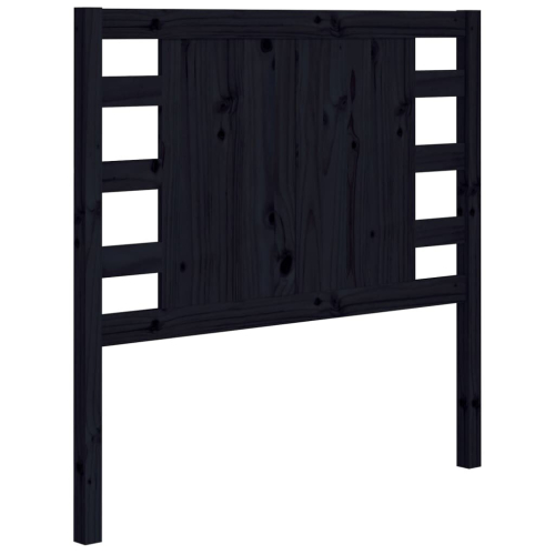 VidaXL (black, 96 x 4 x 100 cm) vidaXL Headboard Bedroom Bed Headboard Decorative Bed Header Solid Wood Pine 2