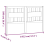 VidaXL (white, 145.5 x 4 x 100 cm) vidaXL Bed Headboard Home Bedroom Decorative Bed Header Panel Solid Wood Pine 7