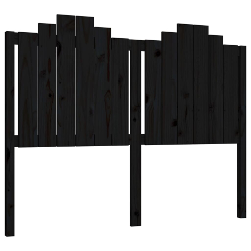 VidaXL (black, 146 x 4 x 110 cm) vidaXL Bed Headboard Bedroom Bed Header Decorative Headboard Solid Wood Pine 2