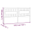 VidaXL (grey, 185.5 x 4 x 100 cm) vidaXL Bed Headboard Home Bedroom Decorative Bed Header Panel Solid Wood Pine 7