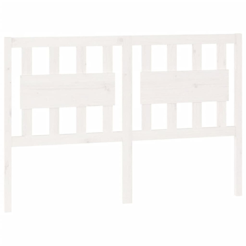 VidaXL (white, 145.5 x 4 x 100 cm) vidaXL Bed Headboard Home Bedroom Decorative Bed Header Panel Solid Wood Pine 2