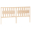 VidaXL (brown, 185.5 x 4 x 100 cm) vidaXL Bed Headboard Home Bedroom Decorative Bed Header Panel Solid Wood Pine 3