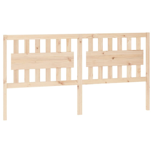 VidaXL (brown, 185.5 x 4 x 100 cm) vidaXL Bed Headboard Home Bedroom Decorative Bed Header Panel Solid Wood Pine 2