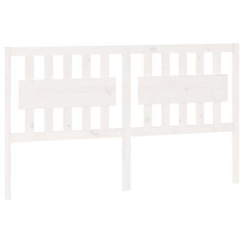 VidaXL (white, 165.5 x 4 x 100 cm) vidaXL Bed Headboard Home Bedroom Decorative Bed Header Panel Solid Wood Pine 2