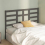VidaXL (grey, 126 x 4 x 104 cm) vidaXL Bed Headboard Home Bedroom Decorative Bed Header Panel Solid Wood Pine 4