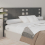 VidaXL (grey, 206 x 4 x 100 cm) vidaXL Headboard Bedroom Bed Headboard Decorative Bed Header Solid Wood Pine 6