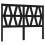 VidaXL (black, 126 x 4 x 100 cm) vidaXL Bed Headboard Home Bedroom Decorative Bed Header Panel Solid Wood Pine 3