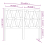 VidaXL (black, 166 x 4 x 100 cm) vidaXL Bed Headboard Home Bedroom Decorative Bed Header Panel Solid Wood Pine 7