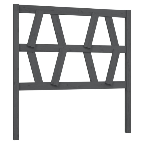 VidaXL (grey, 106 x 4 x 100 cm) vidaXL Bed Headboard Home Bedroom Decorative Bed Header Panel Solid Wood Pine 2