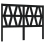 VidaXL (black, 166 x 4 x 100 cm) vidaXL Bed Headboard Home Bedroom Decorative Bed Header Panel Solid Wood Pine 3