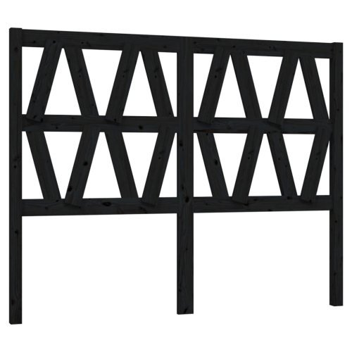 VidaXL (black, 166 x 4 x 100 cm) vidaXL Bed Headboard Home Bedroom Decorative Bed Header Panel Solid Wood Pine 2