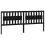 VidaXL (black, 205.5 x 4 x 100 cm) vidaXL Bed Headboard Home Bedroom Decorative Bed Header Panel Solid Wood Pine 3