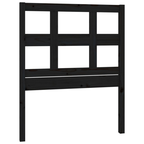 VidaXL (black, 95.5 x 4 x 100 cm) vidaXL Bed Headboard Home Bedroom Decorative Bed Header Panel Solid Wood Pine 2