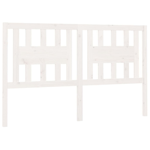 VidaXL (white, 146 x 4 x 100 cm) vidaXL Headboard Bedroom Bed Headboard Decorative Bed Header Solid Wood Pine 2