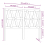 VidaXL (grey, 146 x 4 x 100 cm) vidaXL Bed Headboard Home Bedroom Decorative Bed Header Panel Solid Wood Pine 7