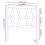VidaXL (grey, 106 x 4 x 100 cm) vidaXL Bed Headboard Home Bedroom Decorative Bed Header Panel Solid Wood Pine 5