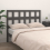 VidaXL (grey, 125.5 x 4 x 100 cm) vidaXL Bed Headboard Home Bedroom Decorative Bed Header Panel Solid Wood Pine 4