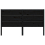 VidaXL (black, 126 x 4 x 100 cm) vidaXL Headboard Bedroom Bed Headboard Decorative Bed Header Solid Wood Pine 4