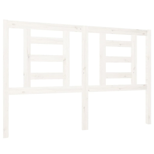 VidaXL (white, 126 x 4 x 100 cm) vidaXL Bed Headboard Bedroom Bed Header Decorative Headboard Solid Wood Pine 2
