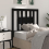 VidaXL (black, 96 x 4 x 100 cm) vidaXL Headboard Bedroom Bed Headboard Decorative Bed Header Solid Wood Pine 6