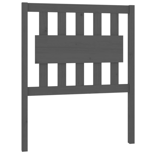 VidaXL (grey, 80.5 x 4 x 100 cm) vidaXL Bed Headboard Home Bedroom Decorative Bed Header Panel Solid Wood Pine 2