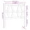 VidaXL (grey, 81 x 4 x 100 cm) vidaXL Bed Headboard Home Bedroom Decorative Bed Header Panel Solid Wood Pine 7