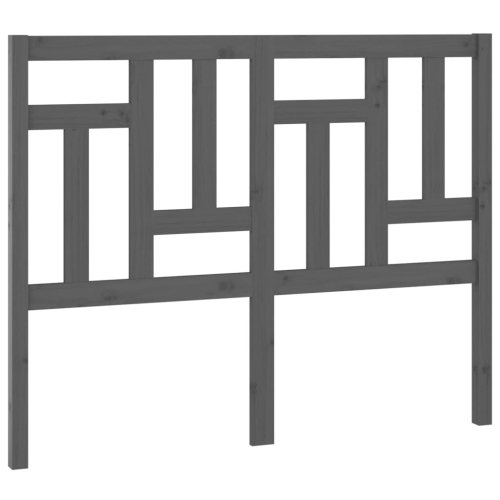 VidaXL (grey, 205.5 x 4 x 100 cm) vidaXL Bed Headboard Home Bedroom Decorative Bed Header Panel Solid Wood Pine 2