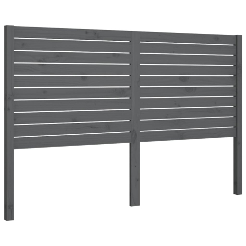 VidaXL (grey, 126 x 4 x 100 cm) vidaXL Bed Headboard Home Bedroom Decorative Bed Header Panel Solid Wood Pine 2