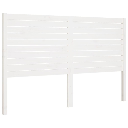 VidaXL (white, 146 x 4 x 100 cm) vidaXL Bed Headboard Home Bedroom Decorative Bed Header Panel Solid Wood Pine 2