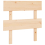 VidaXL (brown, 78.5 x 3 x 81 cm) vidaXL Solid Wood Pine Bed Headboard Wooden Bed Header Multi Colours/Sizes 3