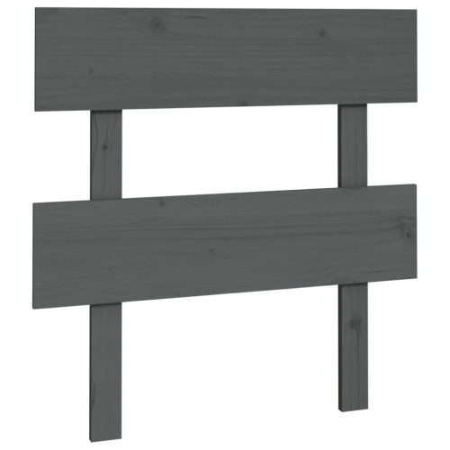 VidaXL (grey, 93.5 x 3 x 81 cm) vidaXL Solid Wood Pine Bed Headboard Wooden Bed Header Multi Colours/Sizes 2