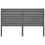 VidaXL (grey, 126 x 4 x 100 cm) vidaXL Bed Headboard Home Bedroom Decorative Bed Header Panel Solid Wood Pine 4