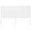 VidaXL (white, 126 x 4 x 100 cm) vidaXL Bed Headboard Home Bedroom Decorative Bed Header Panel Solid Wood Pine 4