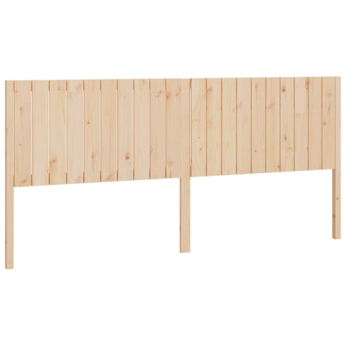 VidaXL (brown, 205.5 x 4 x 100 cm) vidaXL Bed Headboard Home Bedroom Decorative Bed Header Panel Solid Wood Pine 2