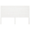 VidaXL (white, 206 x 4 x 100 cm) vidaXL Bed Headboard Home Bedroom Decorative Bed Header Panel Solid Wood Pine 4