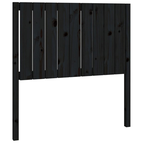 VidaXL (black, 95.5 x 4 x 100 cm) vidaXL Bed Headboard Home Bedroom Decorative Bed Header Panel Solid Wood Pine 2