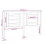 VidaXL (brown, 156 x 4 x 100 cm) vidaXL Bed Headboard Bedroom Bed Header Decorative Headboard Solid Wood Pine 5