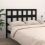 VidaXL (black, 205.5 x 4 x 100 cm) vidaXL Bed Headboard Home Bedroom Decorative Bed Header Panel Solid Wood Pine 4
