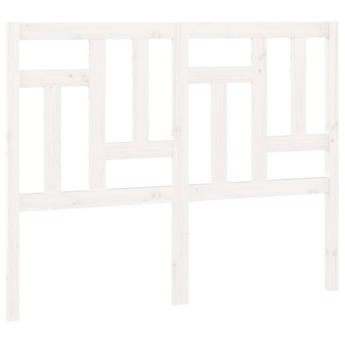 VidaXL (white, 145.5 x 4 x 100 cm) vidaXL Bed Headboard Home Bedroom Decorative Bed Header Panel Solid Wood Pine 2