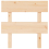VidaXL (brown, 78.5 x 3 x 81 cm) vidaXL Solid Wood Pine Bed Headboard Wooden Bed Header Multi Colours/Sizes 4