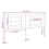 VidaXL (white, 166 x 4 x 100 cm) vidaXL Bed Headboard Bedroom Bed Header Decorative Headboard Solid Wood Pine 5