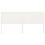 VidaXL (white, 205.5 x 4 x 100 cm) vidaXL Bed Headboard Home Bedroom Decorative Bed Header Panel Solid Wood Pine 4