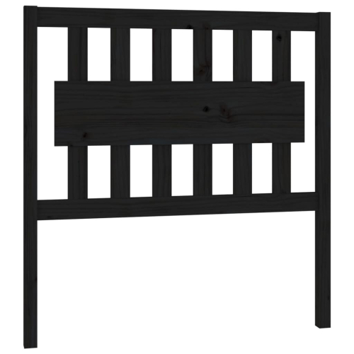 VidaXL (black, 95.5 x 4 x 100 cm) vidaXL Bed Headboard Home Bedroom Decorative Bed Header Panel Solid Wood Pine 2