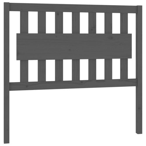 VidaXL (grey, 105.5 x 4 x 100 cm) vidaXL Bed Headboard Home Bedroom Decorative Bed Header Panel Solid Wood Pine 2