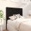 VidaXL (black, 95.5 x 4 x 100 cm) vidaXL Bed Headboard Home Bedroom Decorative Bed Header Panel Solid Wood Pine 4